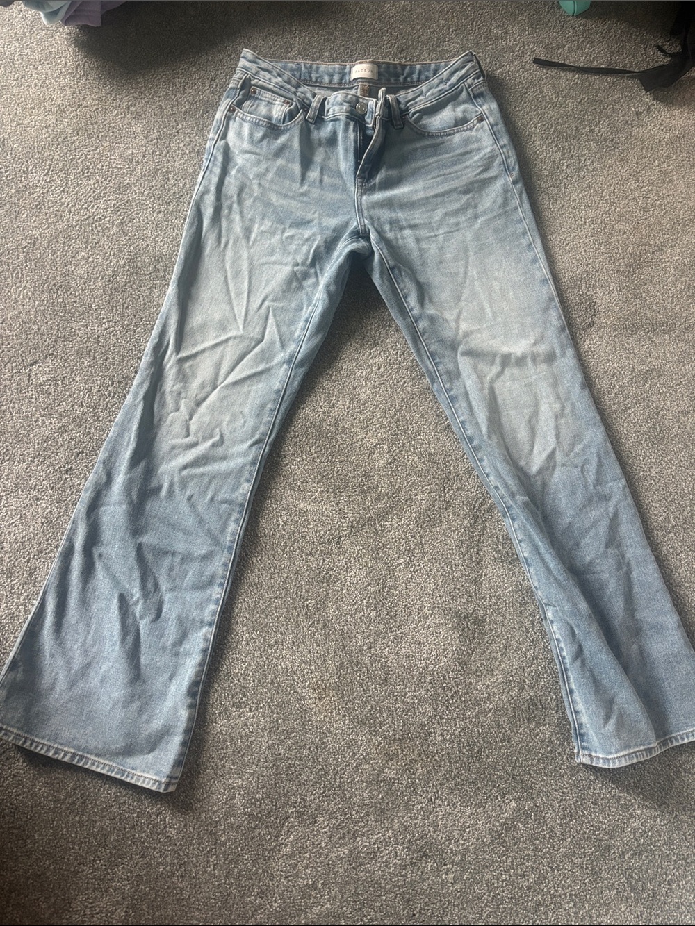 PacSun Light Blue Flare Jeans for Women